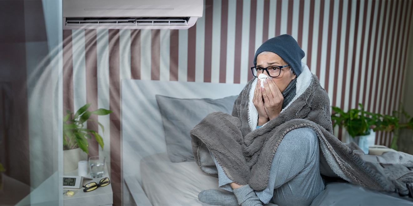 heater blowing cold air