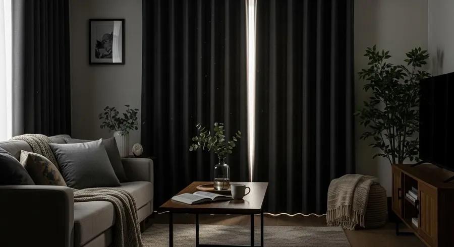 dark living room